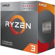 AMD Ryzen 3 4C/8T 4300G (3.8/4.0GHz Boost, 6MB, 65W, AM4) Box, with Radeon Graphics