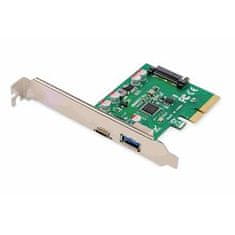 Digitus Karta PCIe, USB Type-C + USB Type-A až 10 GB/s