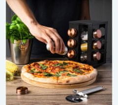 BRUNBESTE Bambusová doska na pizzu 30 cm + príslušenstvo Bb-1574