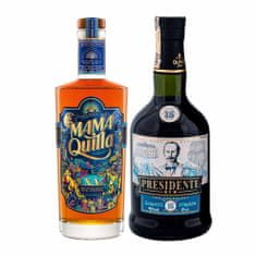 Presidente Rum Set Mama Quilla & Presidente Marti 15 y.o.