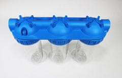 Donner Vodní set 3 stupňové filtrace TRIO (aktivní uhlík granutát) s filtry: PP10 - 10mcr, 1mcr, aktivní uhlík granulát