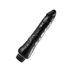 Vibrabate Čierny silný klasický gélový vibrátor, penis