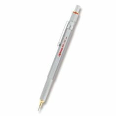 Rotring 800 Silver mechanická ceruzka, rôzne šírka hrotu hrot 0,7 mm