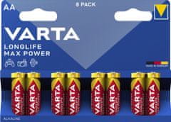 VARTA batérie Longlife Max Power AA, 8ks