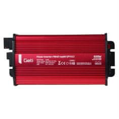 GETI GPI 612 měnič napětí DC/AC, 12V/230V, 600W, USB