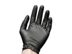 Čierne nitrilové rukavice NITRYLEX 100ks S