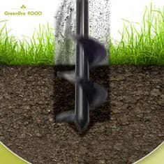 Vixson Odolný záhradný zemný vrták jamkovač na vyhlbovanie dier (8 x 30) | HOLEDRILL