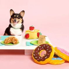 ZippyPaws Dog Hračka Mini Donut Jahoda 13x13x3,5 cm