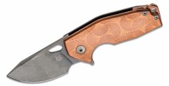 Fox Knives FX-526LE SURU COPPER vreckový nôž 6,1 cm, meď, limitovaná edícia