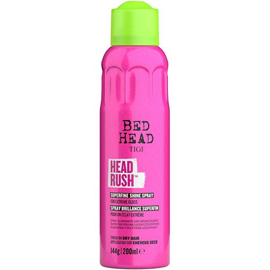 Tigi Sprej pre lesk vlasov Bed Head Headrush (Superfine Shine Spray) 200 ml