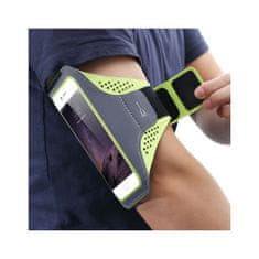 Mobilly športové neoprénové puzdro na ruky pre telefóny veľkosti 6,4", zelené