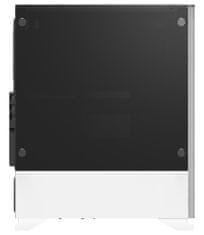 Zalman case miditower S5 Biela, bez zdroja, ATX, 1x USB 3.0, 2x USB 2.0, priehľadná bočnica, biela