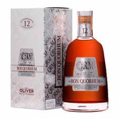 Oliver & Oliver Rum Ron Quorhum 12 y.o., darčekové balenie 0,7 l