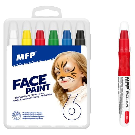 MFP Farby na tvár - make-up 6ks set