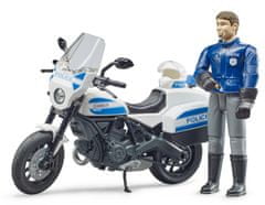 BRUDER 62731 Policajný motocykel Ducati s policajtom