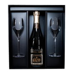 DuvalLeroy Champagne Víno Champagne Classic Réserve Brut v darčekovom balení s 2 pohármi 0,75 l