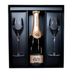 DuvalLeroy Champagne Víno Champagne Prestige Blanc de Blancs Grand Cru v darčekovom balení s 2 pohármi 0,75 l