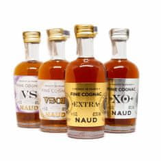 Naud Cognac/Koňak Degustačný balíček Naud koňak 4x0,05 l 0,05 l