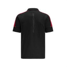 Porsche polo tričko FANWEAR 22 černo-červené M