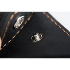 Brødrene pánska kožená peňaženka pre mince Cellina čierna univerzálna