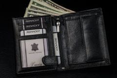 RONALDO Pánska peňaženka Lilal čierna Universal