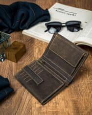 FOREVER YOUNG Originálna pánska kožená peňaženka