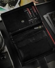 Kožená peňaženka so zapínaním a RFID systémom