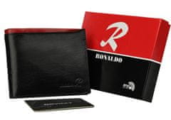 RONALDO Horizontálna pánska peňaženka s zabezpečenou kartovou časťou