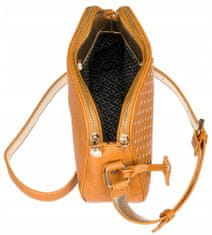 Lulu Castagnette Dámska prelamovaná messenger taška z ekologickej kože