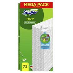 Swiffer Sweeper Náhrady Dry, 72 ks