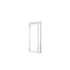 TROCAL Plastové dvere | 90 x 205 cm (900 x 2050 mm) | biele | presklenné | ľavé
