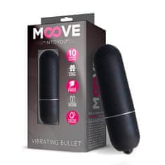 INTOYOU Moove Vibrating Bullet (Black), mini vibrátor na batérie