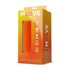 INTOYOU Moove Vibrating Bullet (Orange), mini vibrátor na batérie
