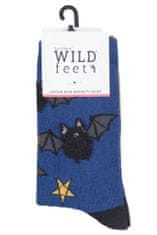 WILD feet Dámske módne veselé vtipné bavlnené ponožky NETOPIER 3 páry