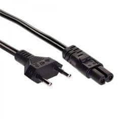 Akyga Napájací kábel IEC C7 2pin 1.5m EU plug