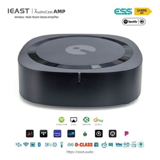 iEast AudioCast AMP80 multiroom stereo zosilňovač