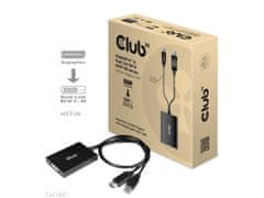 Club 3D Adaptér aktívny DisplayPort na Dual Link DVI-D, USB napájanie, 60cm, HDCP ON