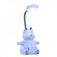 eCa  Detská lampa so zvieratkom modrá