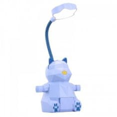 eCa  LAMW06 Detská lampa so zvieratkom modrá