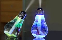 Effly  81 Zvlhčovač vzduchu s LED osvetlením – v tvare žiarovky