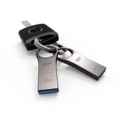 Silicon Power USB Flash disk Jewel J80 32GB USB 3.2 - stříbrný