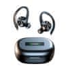 Bezdrôtové slúchadlá do uší R200 Športové bluetooth pre bežecké čierna