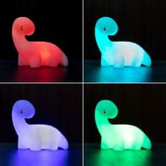 InnovaGoods Viacfarebná LED lampa v tvare dinosaura Lightosaurus 