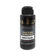 Cadence Akrylová farba Premium - čierna / 120 ml