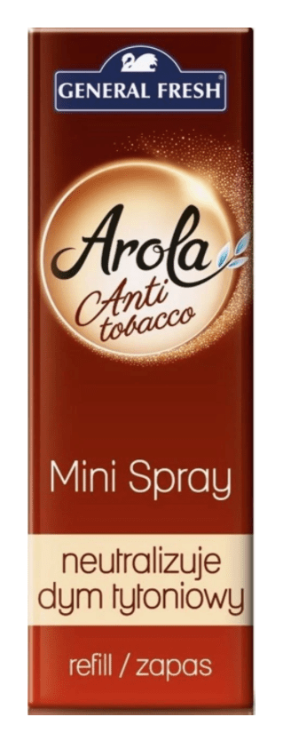 Arola osviežovač vzduchu mini sprej refresh antitobacco arola