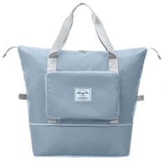 Skladacia cestovná taška - vodeodolná, modrá