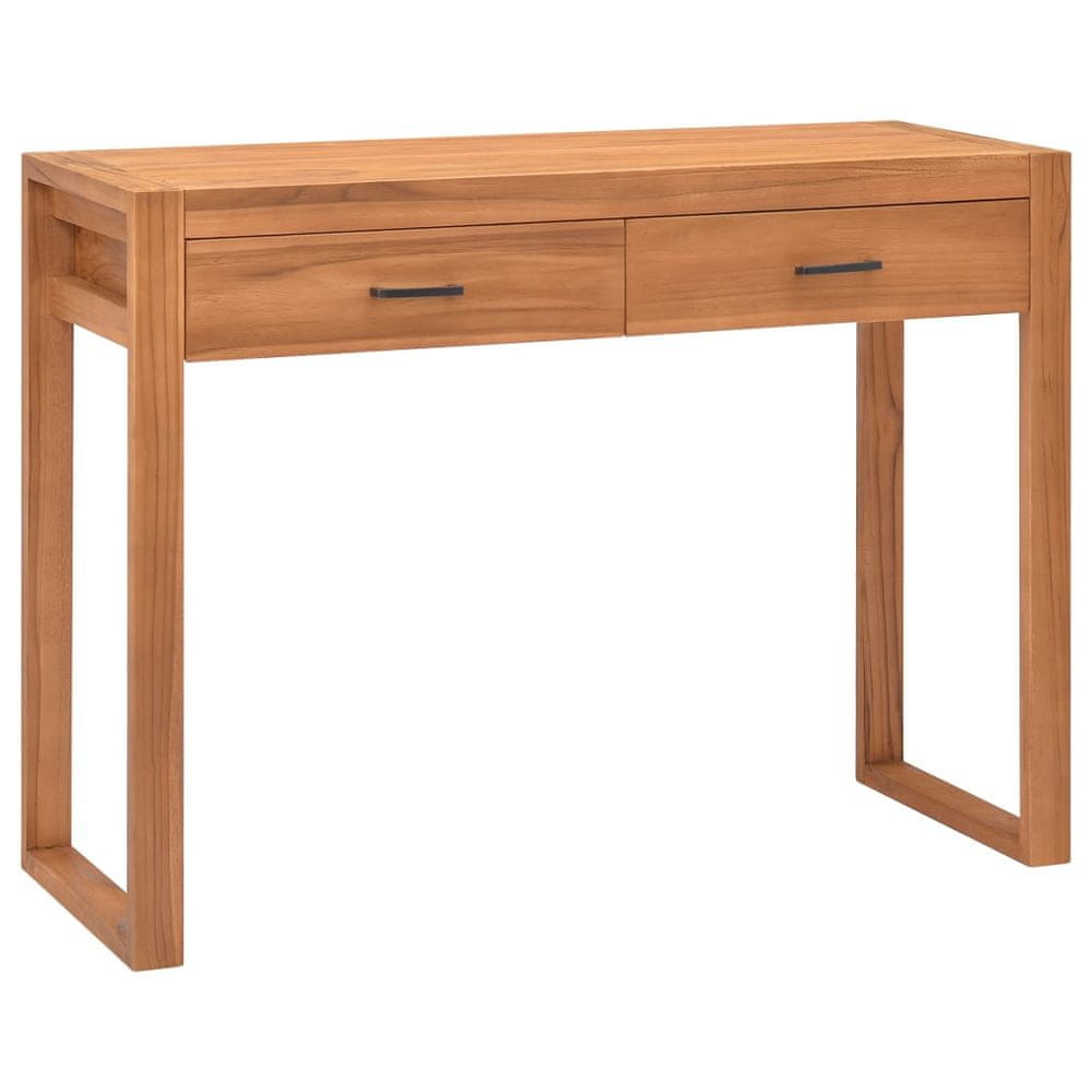 Petromila vidaXL Stôl s 2 zásuvkami 100x40x75 cm recyklované teakové drevo