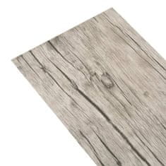 Vidaxl Samolepiace podlahové dosky z PVC 5,02 m2, 2 mm, vyblednutý dub