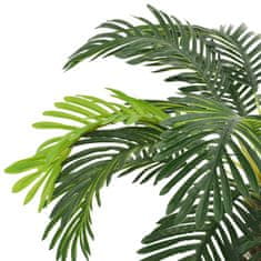 Petromila vidaXL Umelá palma Cycas s kvetináčom 90 cm zelená