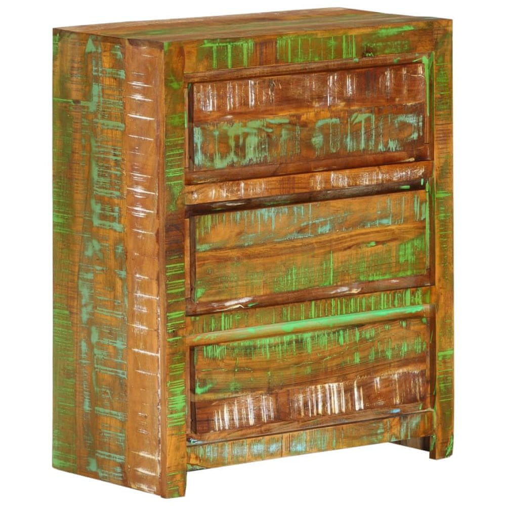 Vidaxl Komoda, viacfarebná, 60x33x75 cm, recyklované masívne drevo
